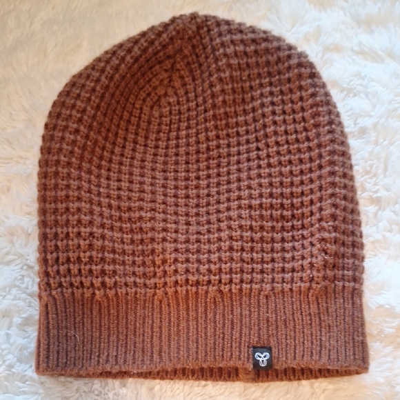 Prana Accessories - Prana Brown Knit Beanie O/S